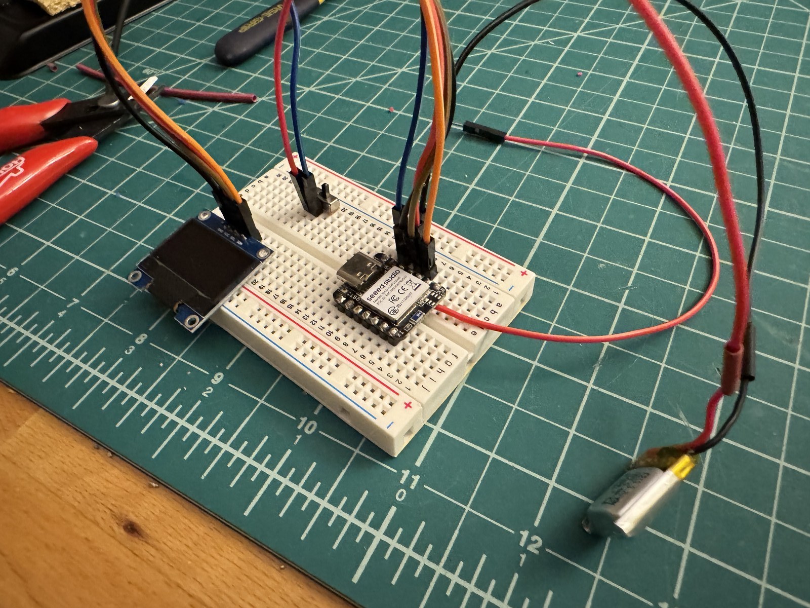 Breadboarded Street Swap electronics